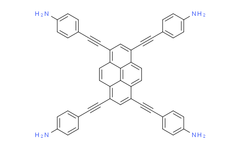 SC125084 | 1404196-75-3 | 4,4',4'',4'''-[芘-1,3,6,8-四基四(乙炔-2,1-二基)]四苯胺