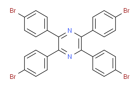 Pyrazine, 2,3,5,6-tetrakis(4-bromophenyl)-