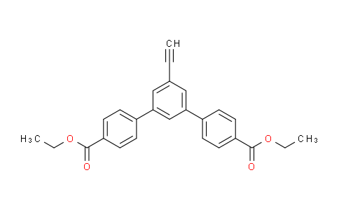 [1,1':3',1''-Terphenyl]-4,4''-dicarboxylic acid, 5'-ethynyl-, 4,4''-diethyl ester