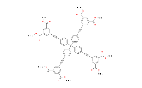 SC125199 | 1287733-05-4 | Octamethyl 5,5',5'',5'''-[methanetetrayltetrakis(4,1-phenyleneethyne-2,1-diyl)]tetraisophthalate