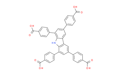 Benzoic acid, 4-[1,6,8-tris(4-carboxyphenyl)-9H-carbazol-3-yl]-