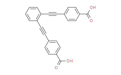 Benzoic acid, 4,4'-(1,2-phenylenedi-2,1-ethynediyl)bis-