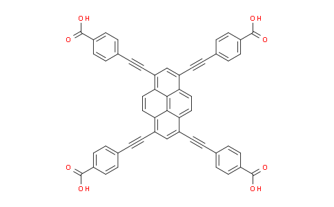 Benzoic acid, 4,4',4'',4'''-(1,3,6,8-pyrenetetrayltetra-2,1-ethynediyl)tetrakis-