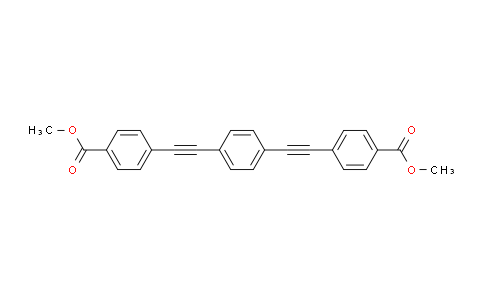 Benzoic acid, 4,4'-(1,4-phenylenedi-2,1-ethynediyl)bis-, dimethyl ester