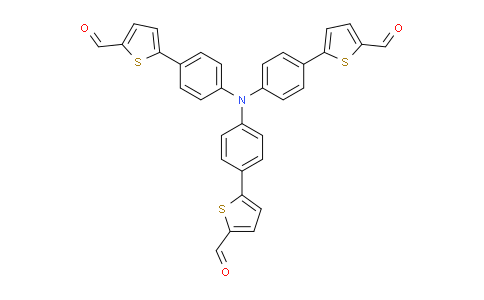 SC125282 | 883236-47-3 | 5-[4-[4-(5-Formylthiophen-2-YL)-N-[4-(5-formylthiophen-2-YL)phenyl]anilino]phenyl]thiophene-2-carbaldehyde
