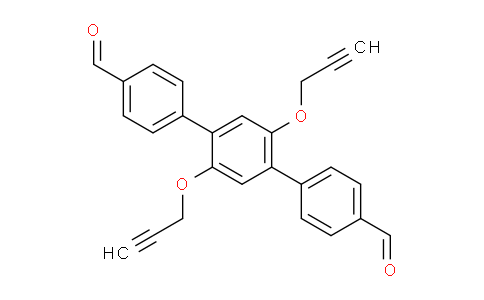SC125404 | 2585189-58-6 | 2',5'-Bis(prop-2-YN-1-yloxy)-[1,1':4',1''-terphenyl]-4,4''-dicarbaldehyde