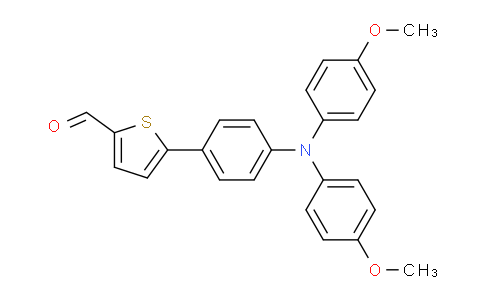 2-Thiophenecarboxaldehyde, 5-[4-[bis(4-methoxyphenyl)amino]phenyl]-
