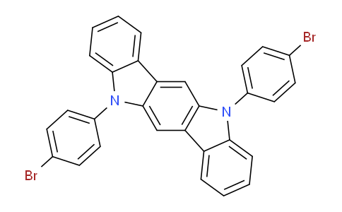 SC125459 | 1571136-18-9 | 5,11-双(4-溴苯基)-5,11-二氢吲哚并吲哚并[3,2-B]咔唑