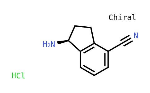 (S)-1-Amino-2,3-dihydro-1H-indene-4-carbonitrile hydrochloride