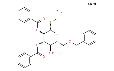 乙基 2,3-二-O-苯甲酰基-6-O-苄基-1-硫代-β-D-吡喃葡萄糖苷