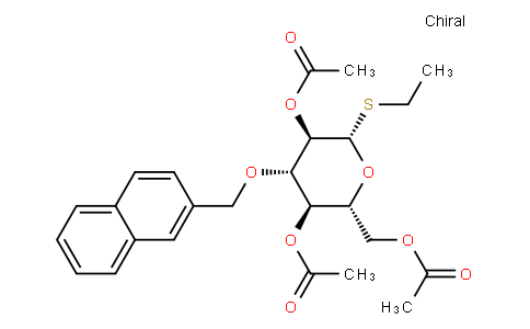 乙基 2,4,6-三-O-乙酰基-3-O-（2-萘基）甲基-1-硫代-β-D-吡喃葡萄糖苷