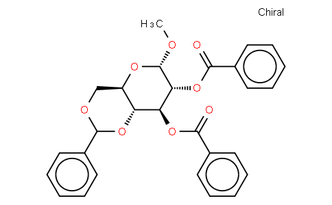 甲基 2,3-二-O-苯甲酰基-4,6-O-亚苄基-α-D-吡喃葡萄糖苷