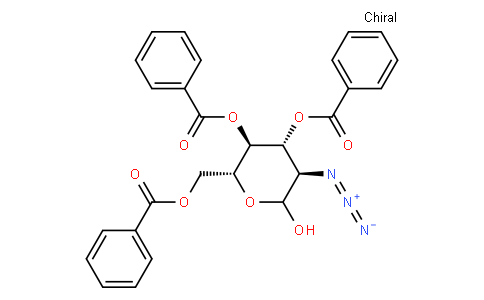 3,4,6-三-O-苯甲酰基-2-脱氧 - 2-叠氮基d-D-吡喃葡萄糖