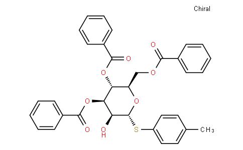 4-甲基苯基3,4,6-三-O-苯甲酰基-1-硫代-α-D-吡喃甘露糖苷