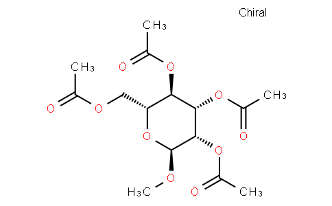 α-D-mannopyranoside 2,3,4,6-tetraacetic acid methyl ester