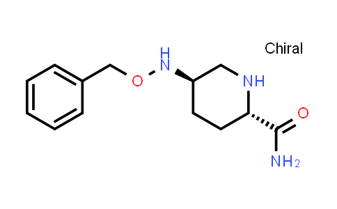 (2S,5R)-5-[(benzyloxy)amino]piperidine-2-carboxamide