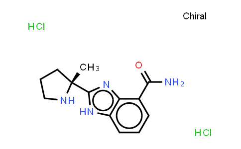 2-[(2R)-2-Methylpyrrolidin-2-yl]-1H-benimidazole-4- carboxamide