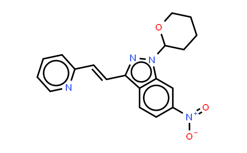 (E)-6-硝基-3-[2-(吡啶-2-基)乙烯基]-1-(四氢-2H-吡喃-2-基)-1H-吲唑