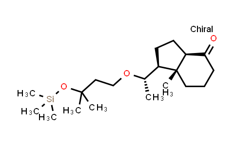 (1S,3aR,7aR)-7a-methyl-1-((S)-1-(3-methyl-3-((trimethylsilyl)oxy)butoxy)ethyl)hexahydro-1H-inden-4(2H)-one