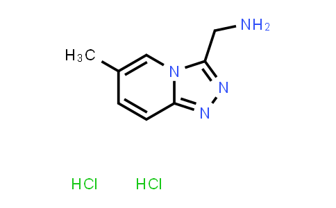 {6-methyl-[1,2,4]triazolo[4,3-a]pyridin-3-yl}methanamine dihydrochloride