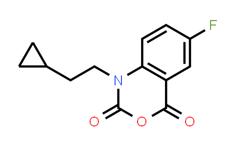 1-(2-CYCLOPROPYL-ETHYL)-6-FLUORO-1H-BENZO[D][1,3]OXAZINE-2,4-DIONE