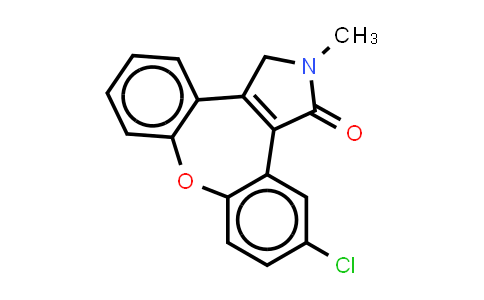 1H-Dibenz[2,3:6,7]oxepino[4,5-c]pyrrol-1-one,11-chloro-2,3-dihydro-2-methyl-