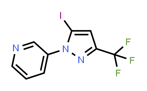 3-[5-iodo-3-(trifluoromethyl)-1H-pyrazol-1-yl]pyridine