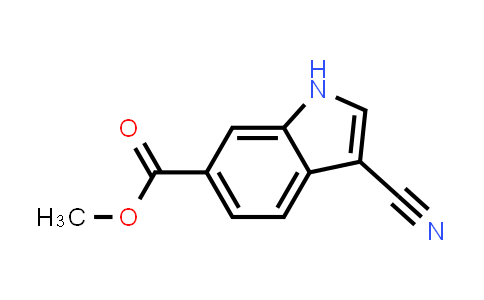 吲哚-6-甲酸甲酯-3-甲腈