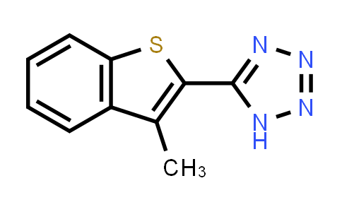 3-methyl-2-(1H-tetrazol-5yl) benzothiophene