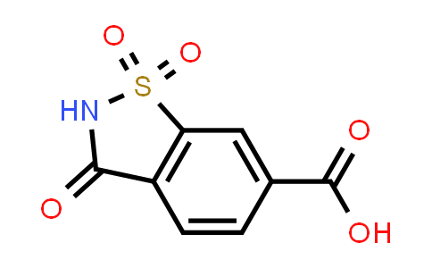 3-OXO-2,3-DIHYDRO-1,2-BENZISOTHIAZOLE-6-CARBOXYLIC ACID 1,1-DIOXIDE