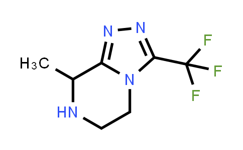 8-methyl-3-(trifluoromethyl)-5,6,7,8-tetrahydro-[1,2,4]triazolo[4,3-a]pyrazine