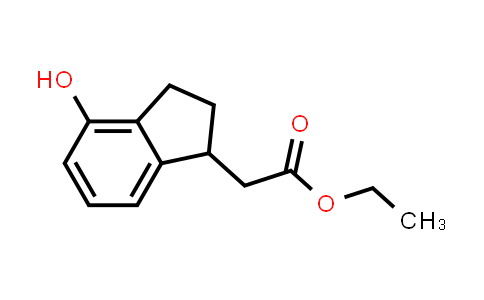 ethyl 2-(4-hydroxy-2,3-dihydro-1H-inden-1-yl)acetate