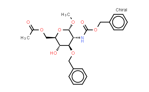 a-D-Glucopyranoside, methyl 2-deoxy-2-[[(phenylmethoxy)carbonyl]amino]-3-O-(phenylmethyl)-, 6-acetate