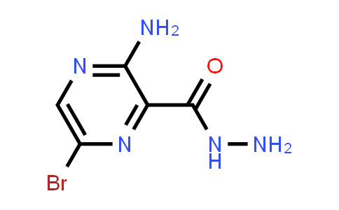 3-aMino-6-broMopyrazine-2-carbohydrazide