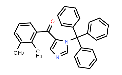 (2,3-dimethylphenyl)-(3-tritylimidazol-4-yl)methanone