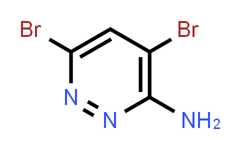 4,6-dibromopyridazin-3-amine