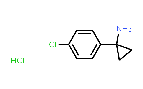 Cyclopropanamine, 1-(4-chlorophenyl)-, hydrochloride (1:1)