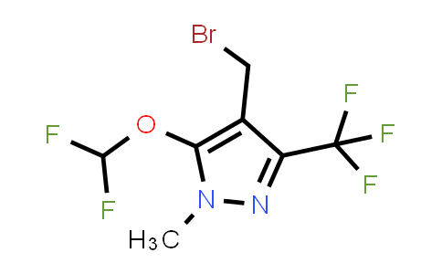4-Bromomethyl-5-difluoromethoxy-1-methyl-3-trifluoromethyl-1H-pyrazole