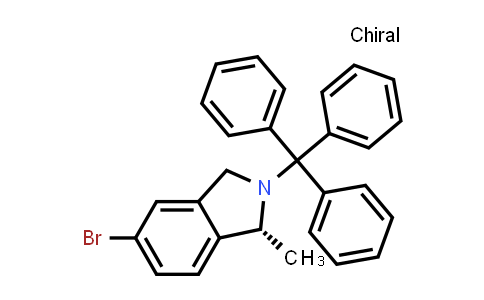 (1R)-5-溴-1-甲基-2-三苯甲基-2,3-二氢-1H-异吲哚