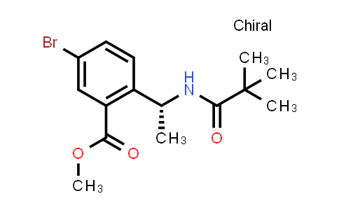 (R)-5-溴-2-(1-新戊酰氨基乙基)苯甲酸甲酯