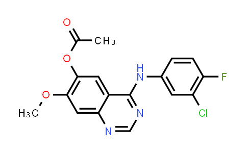 4-(3-Chloro-4-fluorophenylamino)-7-methoxyquinazolin-6-yl acetate