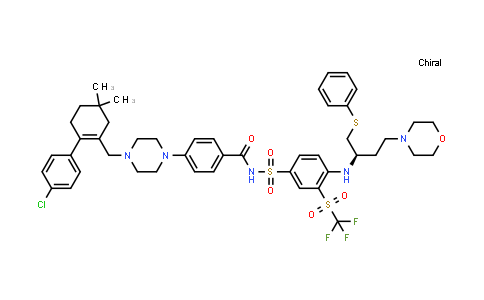 (R)-4-(4-((4'-chloro-4,4-dimethyl-3,4,5,6-tetrahydro-[1,1'-biphenyl]-2-yl)methyl)piperazin-1-yl)-N-((4-((4-morpholino-1-(phenylthio)butan-2-yl)amino)-3-((trifluoromethyl)sulfonyl)phenyl)sulfonyl)benzamide