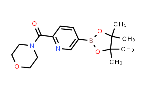 N-吗啉基(5-(4,4,5,5-四甲基-1,3,2-二氧杂环戊硼烷-2-基)吡啶-2-基)甲酮
