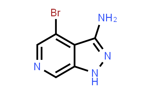 1H-Pyrazolo[3,4-c]pyridin-3-aMine, 4-broMo-