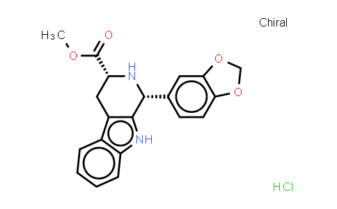 (1R,3R)-9H-PYRIDO[3,4-B]INDOLE-3-CARBOXYLIC ACID, 1,2,3,4-TETRAHYDRO-1-(3,4-METHYLENEDIOXYPH ENYL), METHYL ESTER, HYDROCHLORIDE