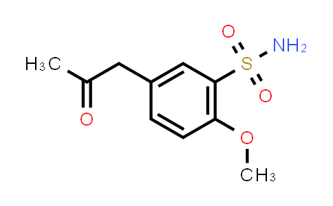 5-Acetonyl-2-methoxybenzene sulfonamide
