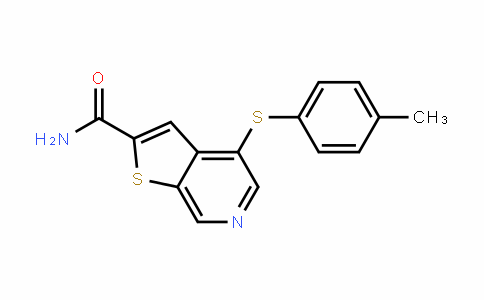 4-(p-tolylthio)thieno[2,3-c]pyridine-2-carboxamide