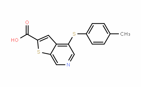 4-(p-tolylthio)thieno[2,3-c]pyridine-2-carboxylic acid