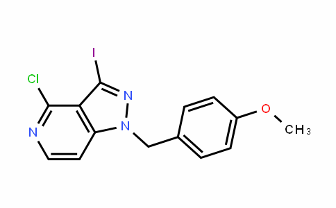 4-chloro-3-iodo-1-(4-methoxybenzyl)-1H-pyrazolo[4,3-c]pyridine