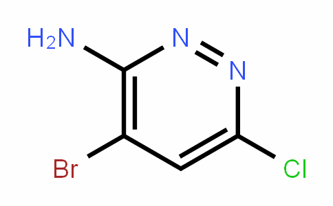 3-Amino-4-bromo-6-chloropyridazine